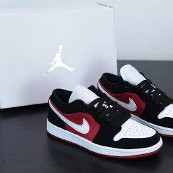 Fit Sporting Goods Air Jordan 1 Low ‘Chicago’ Black White Gym Red -Fit Sporting Goods Shop Air Jordan 1 Low Chicago Black White Gym Red