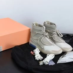 Fit Sporting Goods Shop -Fit Sporting Goods Shop Nike Air Fear of God 1 Multi Color String Oatmeal AR4237 900