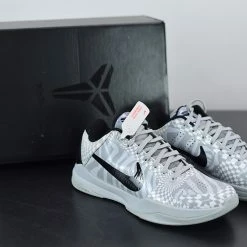 Fit Sporting Goods Nike Kobe 5 Protro “DeMar DeRozan” PE Wolf Grey/White-Black