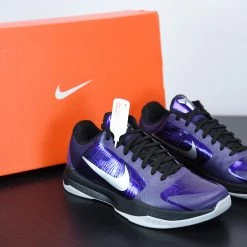 Fit Sporting Goods Nike Zoom Kobe 5 Ink/Metallic Silver-Black 386429-500