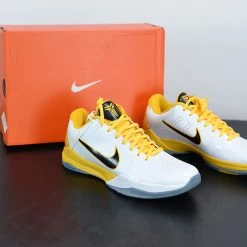 Fit Sporting Goods Nike Zoom Kobe 5 Summit White Black Yellow