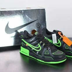 Fit Sporting Goods Shop 44 Fit Sporting Goods Off-White X Nike Rubber Dunk Green Strike Black